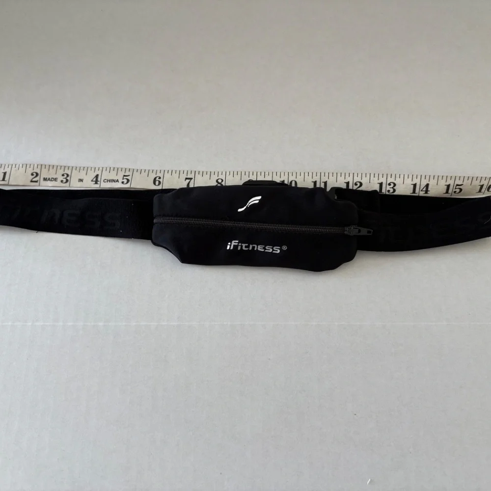 Fitness Adjustable‎ Black Athletic Belt.